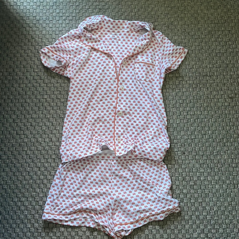 Roller rabbit short sleeve pjs with butterfly’s